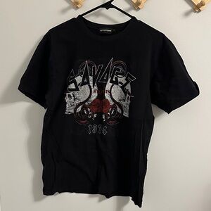 PrettyLittleThing Black Savage Graphic Tee